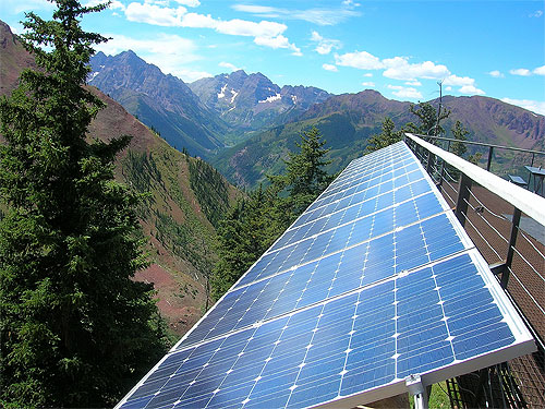 Aspen Highlands photovoltaic installation